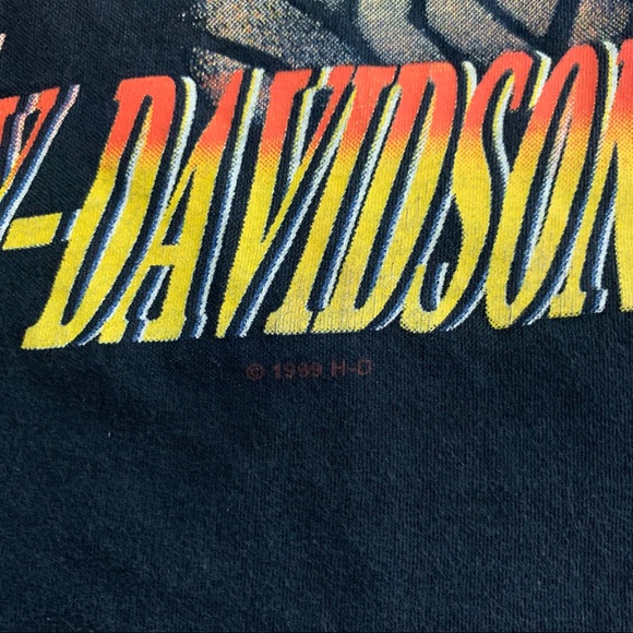 Vintage Y2K Harley-Davidson tee 100% cotton - Picture 3 of 9